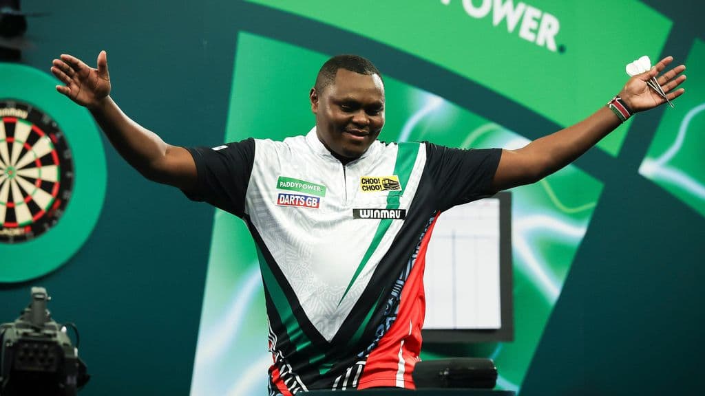 Keniaanse dierenarts wordt dartssensatie na drie jaar