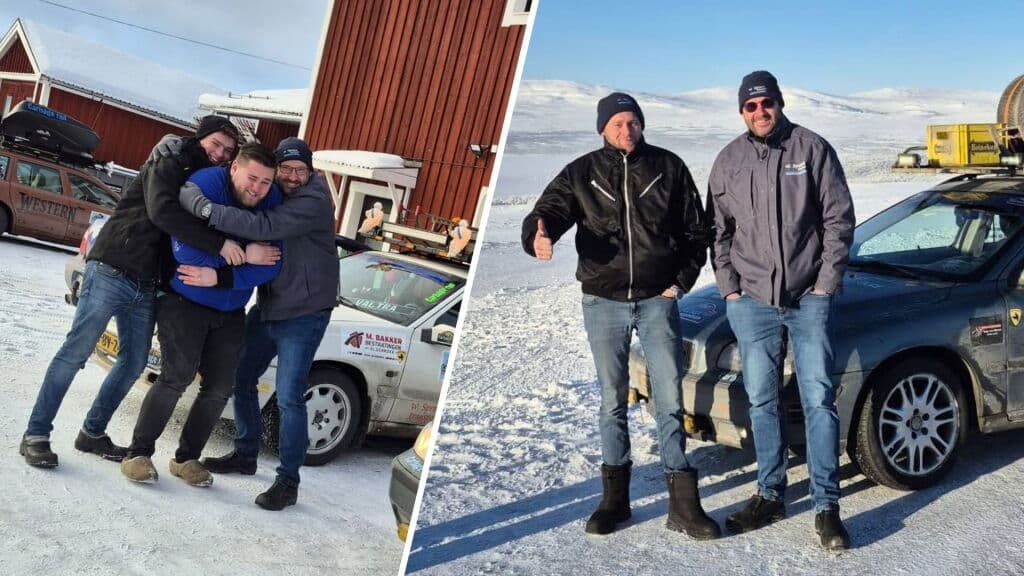 Nederlandse avonturiers voltooien extreme rally in -29°C
